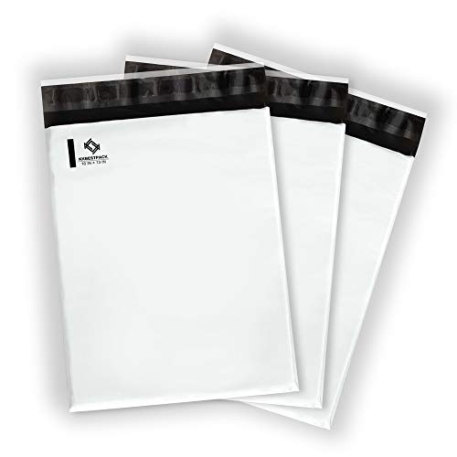 KKBESTPACK Poly Mailers Shipping Envelope Self Sealing Bags (White, 10x13 Pack of 100)