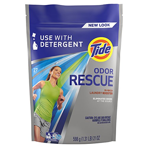 Tide Odor Rescue In-Wash Laundry Booster Pacs, 27 Count per pack, 21 Ounce (37000962243)