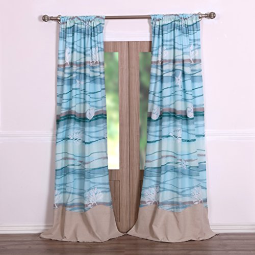 Greenland Home Maui Window Panel Pair