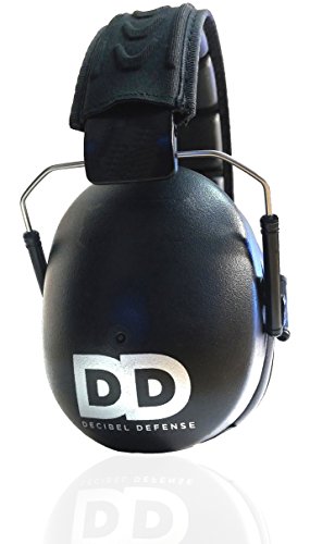 Book Cover Professional Safety Ear Muffs by Decibel Defense - 37dB NRR - The HIGHEST Rated & MOST COMFORTABLE Ear Protection for Shooting & Industrial Use - THE BEST HEARING PROTECTION...GUARANTEED