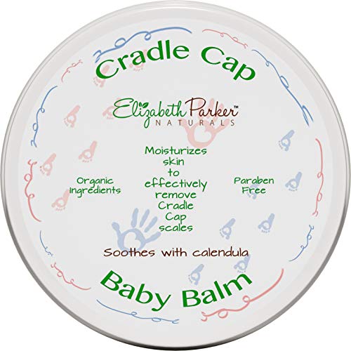 Organic Cradle Cap Treatment - Calendula Ointment Baby Rash Cream - Baby Eczema Cream, Calendula Cream, Baby Needs for Newborn, Calendula Oil, Manuka Honey, Lavender and Beeswax - Baby Skin Care (2oz)