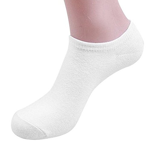 Davido Mens socks ankle low cut made in italy100% cotton 8 pairs white size 10-13