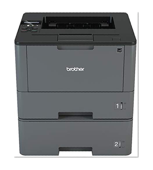 Book Cover Brother Monochrome Laser Printer, HL-L5200DWT, Duplex Printing, Wireless Networking, Dual Paper Trays, Mobile Printing, Amazon Dash Replenishment Enabled