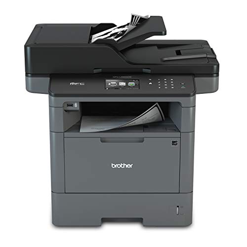 Book Cover Brother Monochrome Laser Printer, Multifunction Printer, All-in-One Printer, MFC-L5900DW, Wireless Networking, Mobile Printing & Scanning, Duplex Print, Copy & Scan, Amazon Dash Replenishment Ready