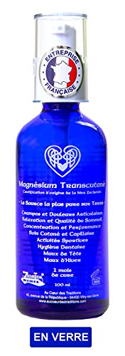 Huile de Magnésium Transcutané Zechstein® 100ml Vaporisateur EN VERRE
