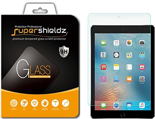 Book Cover Supershieldz Designed for Apple iPad Air 2 and iPad Air 1 (9.7 inch) (Not Fit for iPad Air 3) Tempered Glass Screen Protector, Anti Scratch, Bubble Free