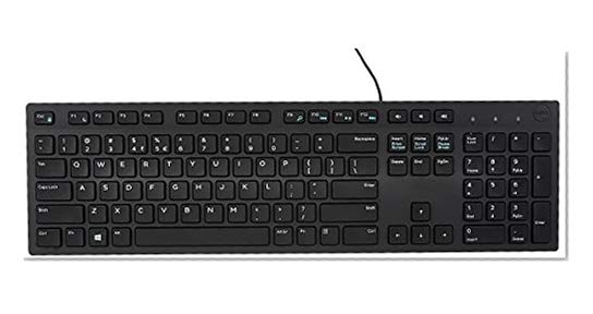 DELL KB216 - Multimedia Keyboard KB216, QWERTY, US International, Black