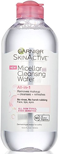 Garnier SkinActive Micellar Cleansing Water, For All Skin Types, 13.5 Fl Oz (Pack of 3)