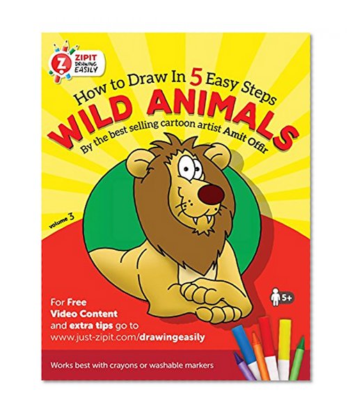 Animal Book: How to Draw Wild Animals, Drawing Book for Children and Adults: Drawing Books for Beginners (Drawing techniques and activity books for children 3)
