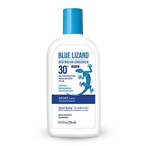 Blue Lizard Australian Sunscreen - Original Sport Sunscreen, SPF 30+ Broad Spectrum UVA/UVB Protection - 8.75 Fl. Oz Bottle
