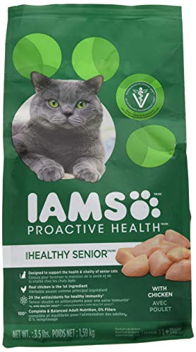 Iams Proactive Health Healthy Senior Dry Cat Food With Chicken, 3.5 Lb. Bag