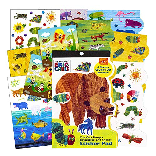 Book Cover Eric Carle Sticker Set