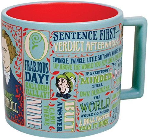 Lewis Carroll Coffee Mug - Famous Drawings and Depictions by Lewis Carroll - Comes in a Fun Gift Box