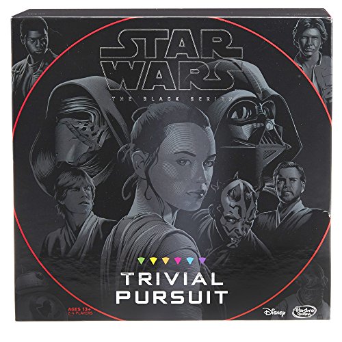 Book Cover Hasbro Trivial Pursuit: Star Wars the Black Series Edition - Test Your Knowledge with Over 1,800 Easy To Extremely Difficult Questions for Ultimate Fans - 2-4 Players - Instructions Included