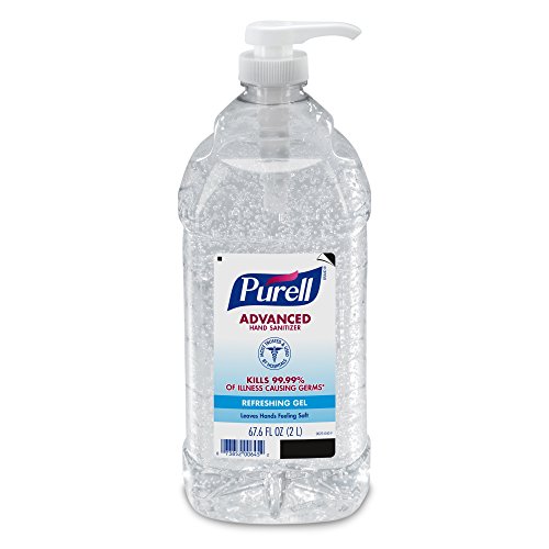 PURELL Advanced Hand Sanitizer Refreshing Gel for Workplaces, Clean Scent, 2 Liter pump bottle (Pack of 1) – 9625-04-EC