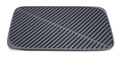 Joseph Joseph 85089 Flume Folding Draining Mat, Gray, Large