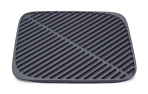 Joseph Joseph 85087 Flume Folding Draining Mat - Grey, Small