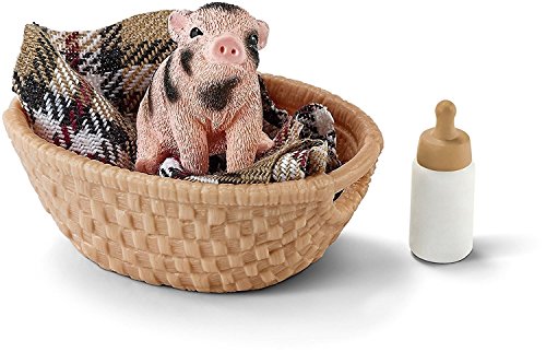 Schleich Farm World Mini-Pig with Bottle