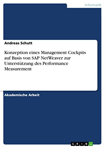 Konzeption eines Management Cockpits auf Basis von SAP NetWeaver zur Unterstützung des Performance Measurement (German Edition)