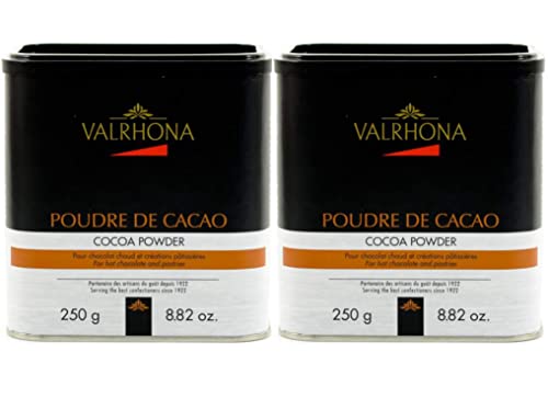 Valrhona 100% Pure Cocoa Powder (8.8 ounce) (Pack of 2)