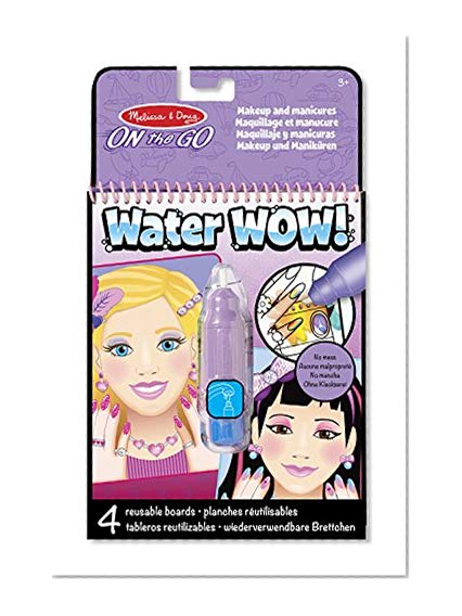 Melissa & Doug - 19416 - Tablette de Révélation de dessins À L’Eau Maquillage et Manucure