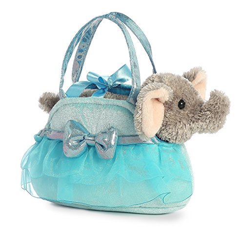 Aurora Tutu Cute Elephant Fancy Pals Purse with 8" Plush Stuffed Animal
