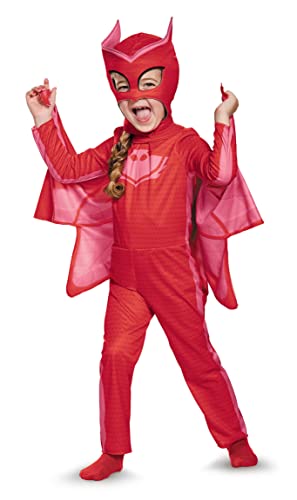 Book Cover Owlette Classic Toddler PJ Masks Costume, Large/4-6X - RED
