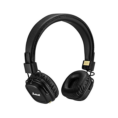 Book Cover Marshall Major II Bluetooth On-Ear Headphones, Black (4091378) - Discontinued