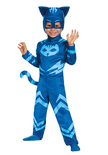 Book Cover Disguise Catboy Classic Toddler PJ Masks Costume, Medium/3T-4T, Blue