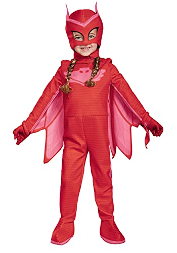 Book Cover Disguise Deluxe PJ Masks Owlette Costume 3T/4T