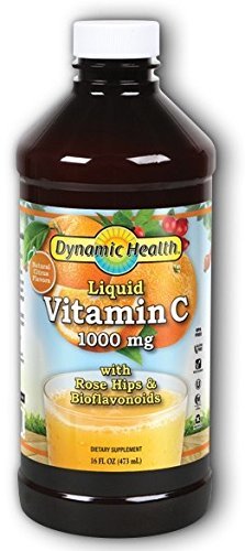 Dynamic Health Laboratories Citrus Vitamin C 1000 mg Liquid with Rose Hips, 16 Fluid Ounce