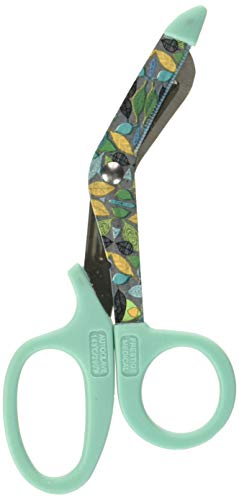 Book Cover NCD Medical 5 1/2-Inch Leaves Grey Style Mate Utility Scissor