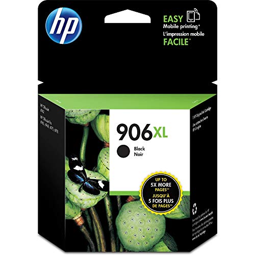 Book Cover HP 906XL | Ink Cartridge | Black | Works with HP OfficeJet Pro 6900 Series | T6M18AN