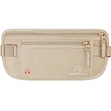 Alpha Keeper Money Belt for Travel Hidden Under Clothes – RFID Blocking Passport Holder & Slim Waist Wallet Pouch for Women & Men, Anti-Theft Travel Accessories