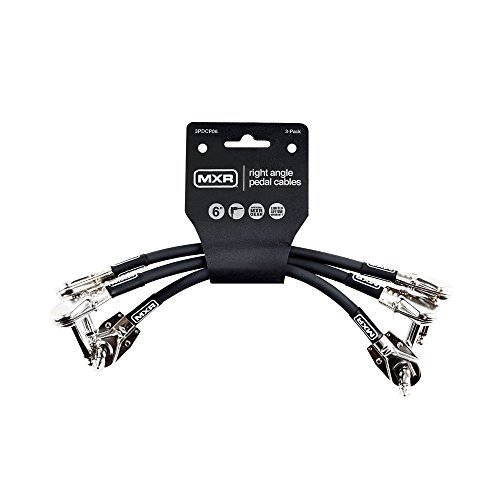 MXR Patch Cable, Black, 6 Inch (3PDCP06)