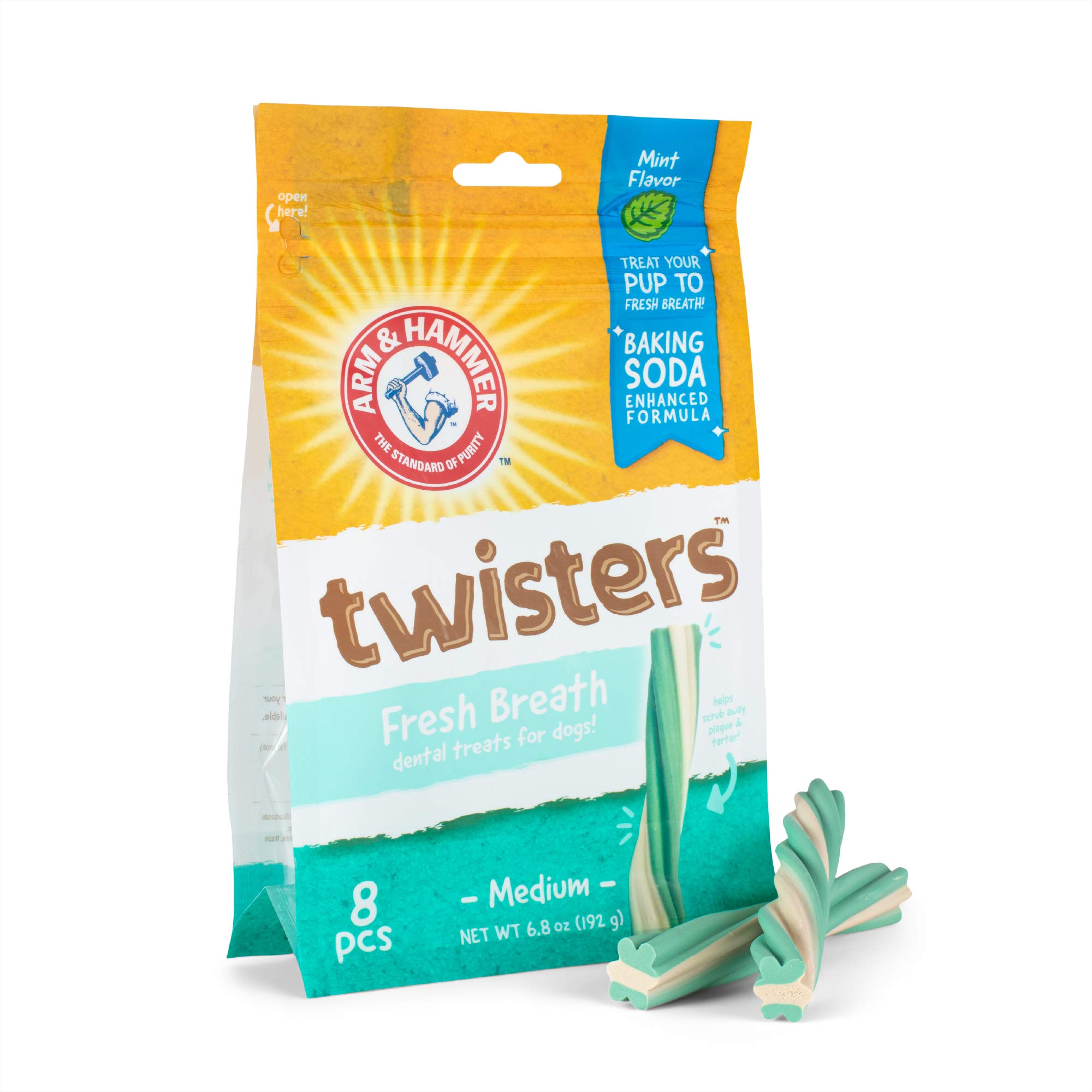 Arm & Hammer: Twisters Fresh Breath Dental Treats for Dogs