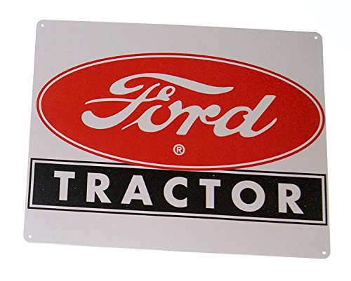 Ford Tractor Retro, Vintage, Nostalgic Look 12" x 15" Tin Sign for Wall