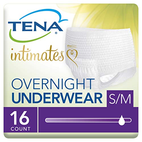 Tena Incontinence Underwear for Women, Overnight, Medium 16 Count