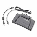 Olympus RS31H Foot Switch for Professional Dictation Systems and USB PC Connection