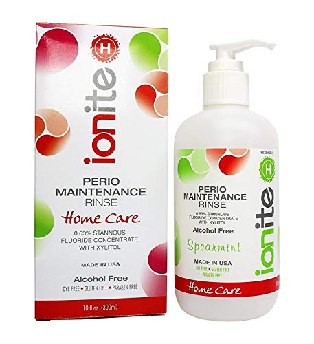 In Home 0.63% Stannous Perio Rinse Spearamint 10 OZ Anti Cavity Rinse