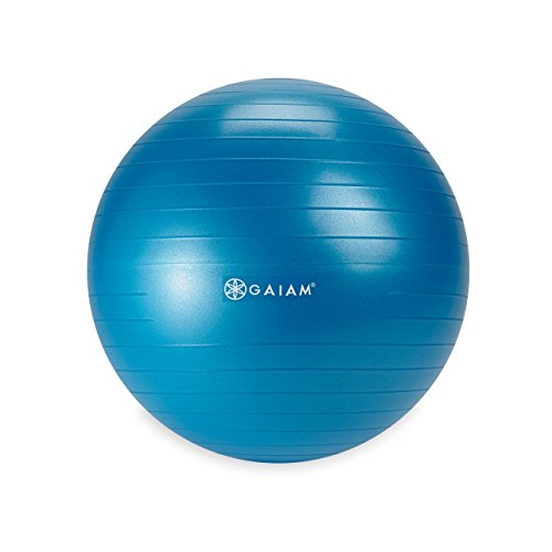 Gaiam Kids Balance Ball - Exercise Stability Yoga Ball, Kids Alternative Flexible Seating for Active Children in Home or Classroom (Satisfaction Guarantee), Orange, 45cm
