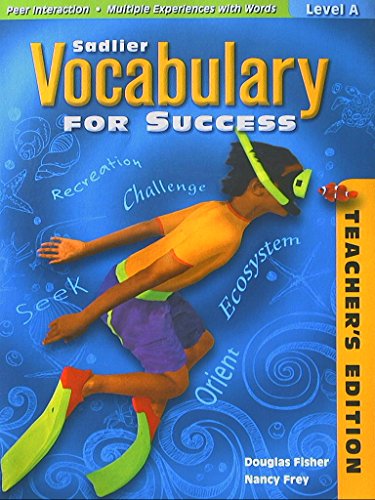Sadlier Vocabulary for Success, Grade 6 Level A, Teacher's Edition, 9781421708263, 1421708264