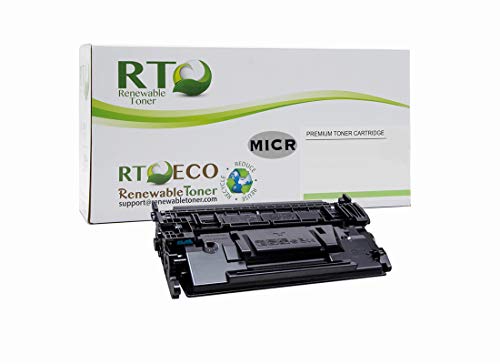 Renewable Toner Compatible MICR Toner Cartridge Replacement for HP 26A CF226A Laserjet Pro M402 M426