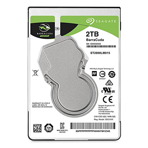 (Old Model) Seagate 2TB Laptop HDD SATA 6Gb/s 128MB Cache 2.5-Inch Internal Hard Drive (ST2000LM015)