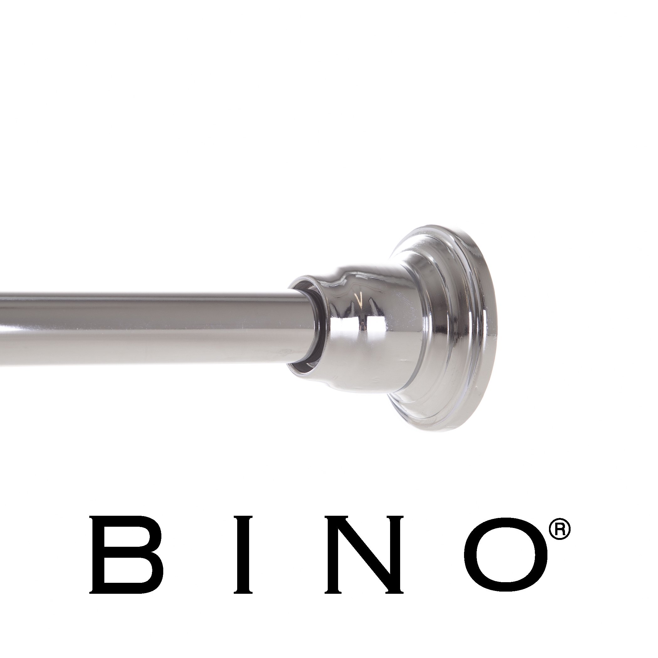 Book Cover BINO Tension Shower Curtain Rod - Chrome - 42