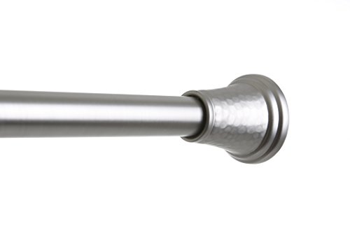 BINO 'Smith' Shower Curtain Tension Rod, Brushed Nickel - 42" to 72"