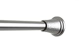 BINO 'Smith' Shower Curtain Tension Rod, Brushed Nickel - 42" to 72"