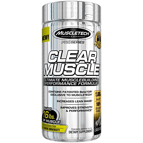 Book Cover MuscleTech Clear Strength Builder, Recovery and Amino Acid, 84 Count
