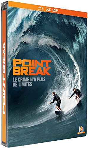Point Break - Édition Limitée SteelBook - Blu-ray 3D + 2D + DVD [Combo Blu-ray 3D + Blu-ray + DVD - Édition boîtier SteelBook]