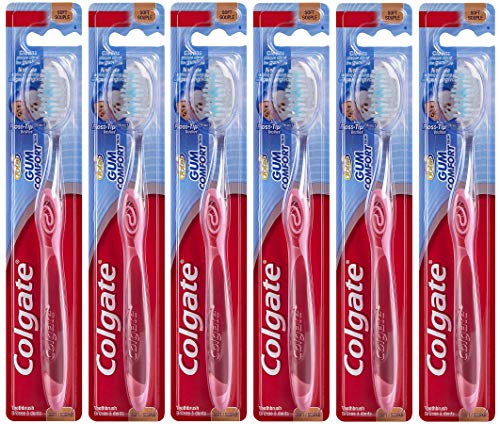 Colgate Gum Comfort Toothbrush with Floss-Tip Bristles